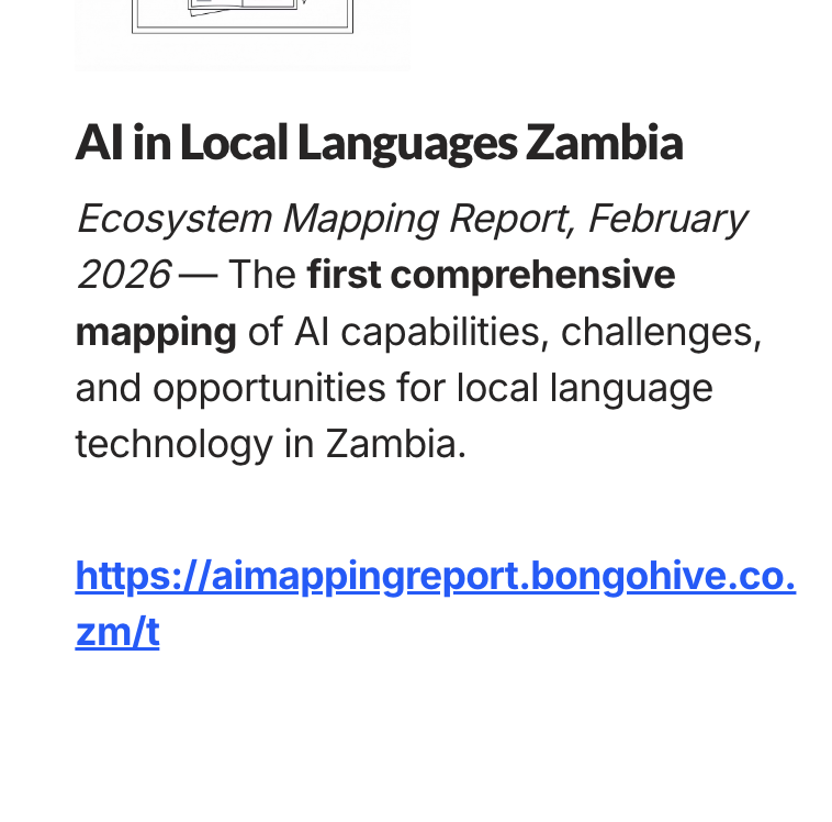 Local Language Innovation BongoHive AI Lab | Advancing AI Innovation in Africa